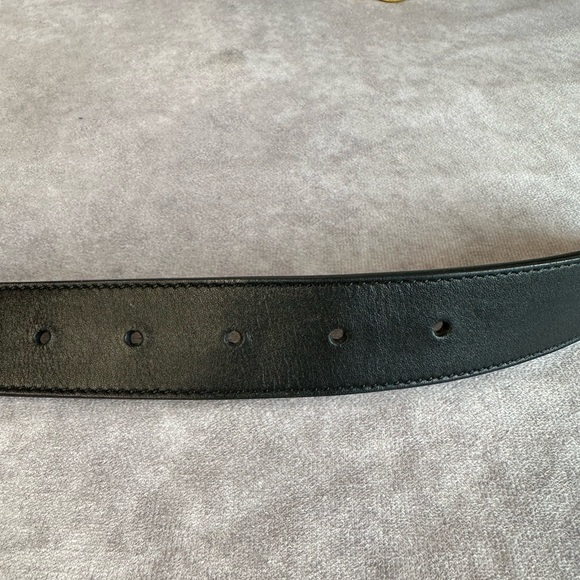 Gucci Marmont Double GG Black Leather Belt 414516 75/30 main image 9